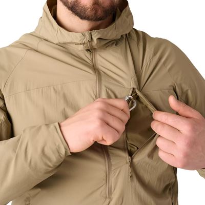 Jacke WOLFHOUND LITE mit Kapuze KHAKI Helikon-Tex® KU-WHH-NL-13 14