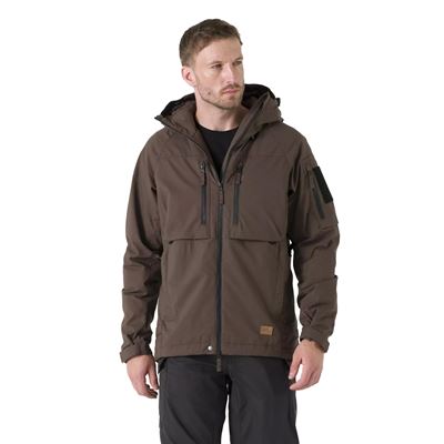 Jacke YUKON WINTER DuraCanvas® EARTH BROWN/SCHWARZ