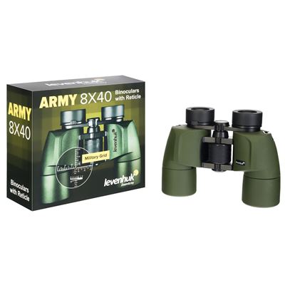 Binokulares Fernglas mit Zielfernrohr 8x40 ARMY OLIV