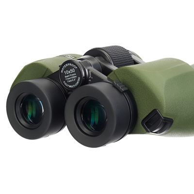 Binokulares Fernglas mit Zielfernrohr 10x50 ARMY OLIV