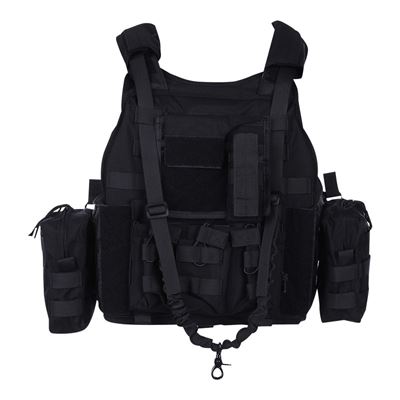 Taktische Weste RANGER mit MOLLE SCHWARZ