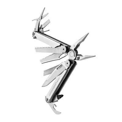 Multifunktionsfähige Zange MULTITOOL einklappbar WAVE PLUS SILBER