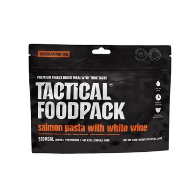 Trockenmahlzeit Nudeln mit Lachs in Weißwein TACTICAL FOODPACK M0026 2