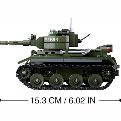 Bausatz SOVIETISCHER PANZER BT-7