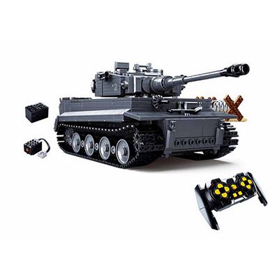 Panzerkampfwagen VI Tiger RC-Schwerpanzer-Bausatz mit Fernbedienung