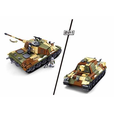 Bausatz SCHWERER PANZER PANZER VI TIGER II 2in1