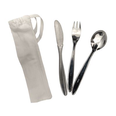 Besteckset aus Aluminium RETRO MIKOV mit Verpackung