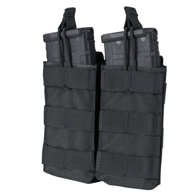 Double Open Mag Pouch MOLLE 2xM4 SCHWARZ