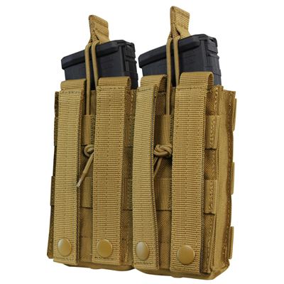 Double Open Mag Pouch MOLLE 2xM4 COYOTE