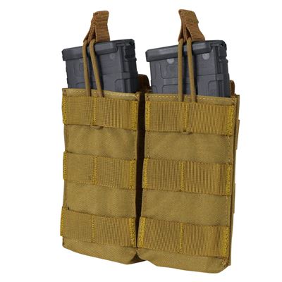 Double Open Mag Pouch MOLLE 2xM4 COYOTE