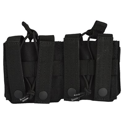 Double Open Mag Pouch MOLLE 2xM14 SCHWARZ