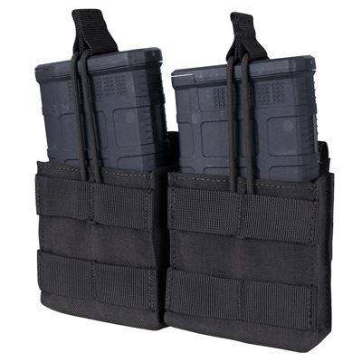 Double Open Mag Pouch MOLLE 2xM14 SCHWARZ