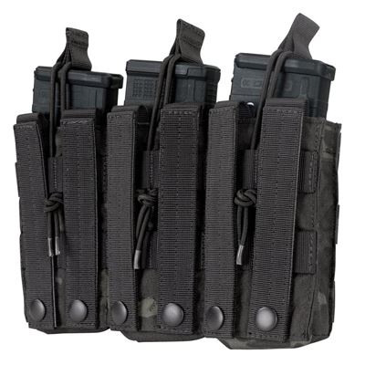 Open Mag Pouch MOLLE 3xM4 MULTICAM® BLACK
