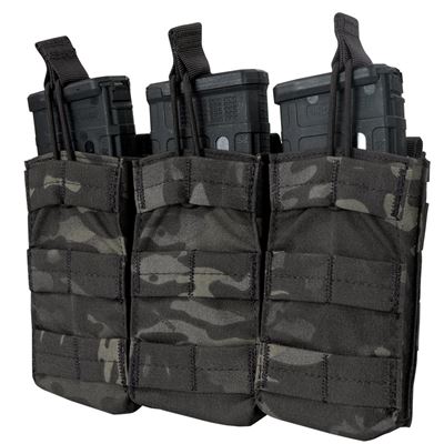 Open Mag Pouch MOLLE 3xM4 MULTICAM® BLACK