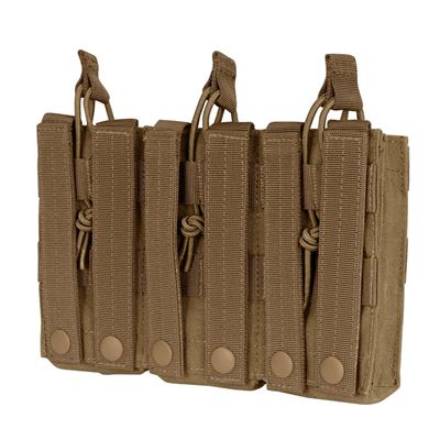 Open Mag Pouch MOLLE 3xM4 COYOTE