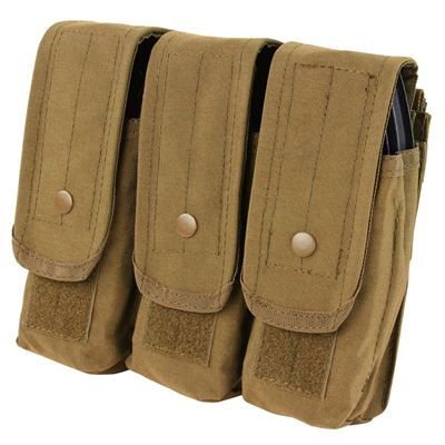 Mag Pouch MOLLE 3xAK COYOTE BROWN
