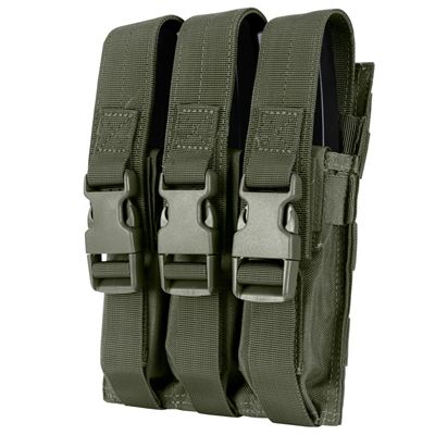 Mag Pouch MOLLE 3xMP5 RANGER GREEN