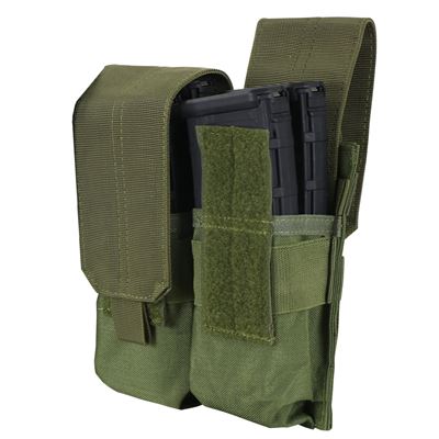 Double Mag Pouch MOLLE M4 GRÜN