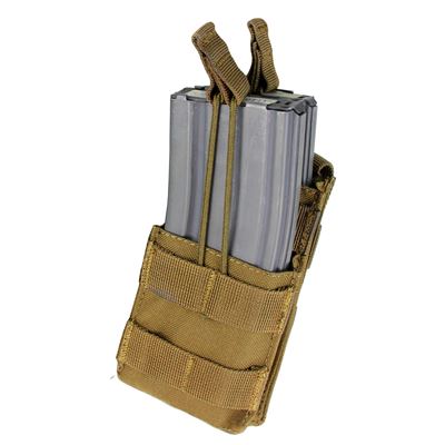 Open Mag Pouch MOLLE 2xM16 COYOTE BROWN