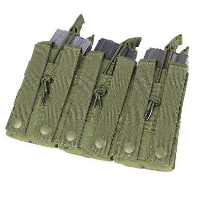 Open Mag Pouch MOLLE 6xM16 GRÜN