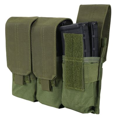 Mag Pouch MOLLE 3xM16 GRÜN