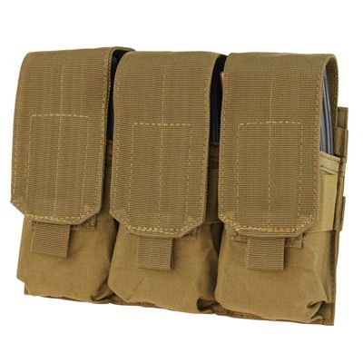 Mag Pouch MOLLE 3xM16 COYOTE BROWN