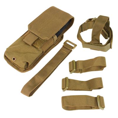 Mag Pouch MOLLE M16 Schulterstütze Befestigung COYOTE BROWN