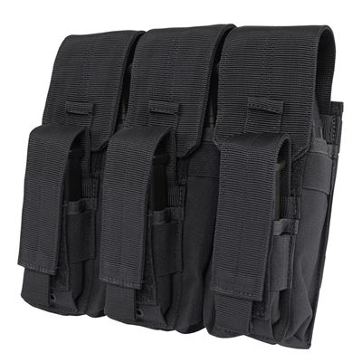 Mag Pouch KANGAROO 3xAK+3xpistol SCHWARZ