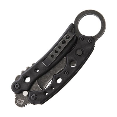 Schmetterlingsmesser Karambit VUJA DE SCHWARZ