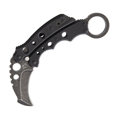 Schmetterlingsmesser Karambit VUJA DE SCHWARZ