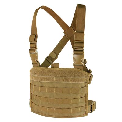 CHEST RIG MOLLE PANEL COYOTE BROWN