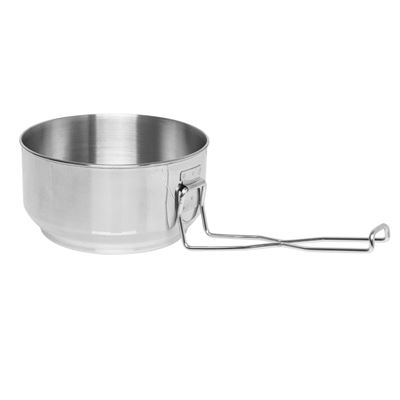 Campinggeschirr/ 3-teilige Essschale aus Edelstahl SILBER