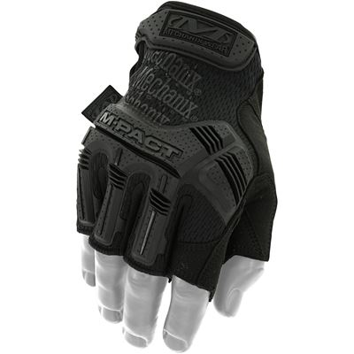 Handschuhe Mechanix M-Pact FINGERLOS SCHWARZ