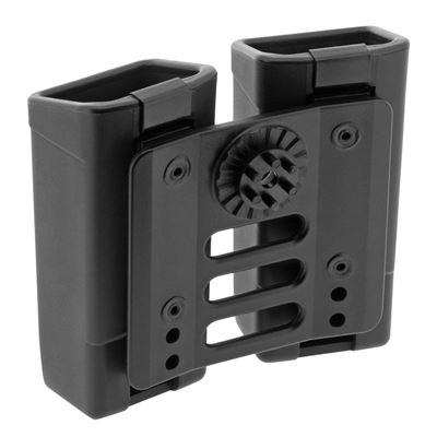 Double Pistol Mag Pouch rotierend MOLLE für zwei Magazine 9mm LUGER
