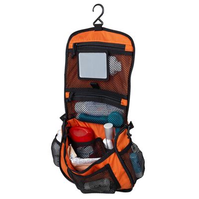 Hygienetasche TRAVEL ORANGE/SCHWARZ