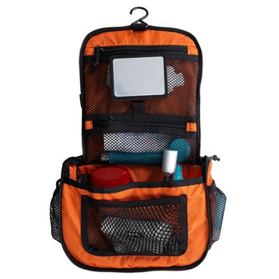 Hygienetasche TRAVEL ORANGE/SCHWARZ