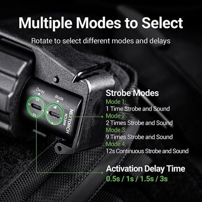 Taktischer Übungsblitzgranate 11000 Lumen – 130 Dezibel