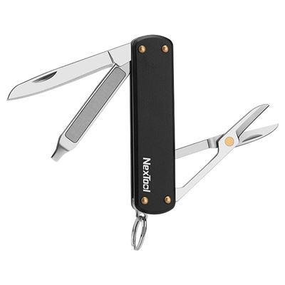 MINI POCKET Multifunktions-Taschenmesser SCHWARZ