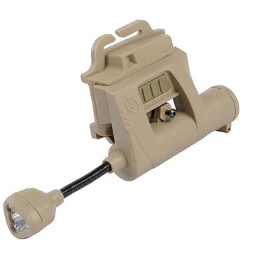 Helmtaschenlampe CHARGE MPLS 3 Farben + IR LED KHAKI