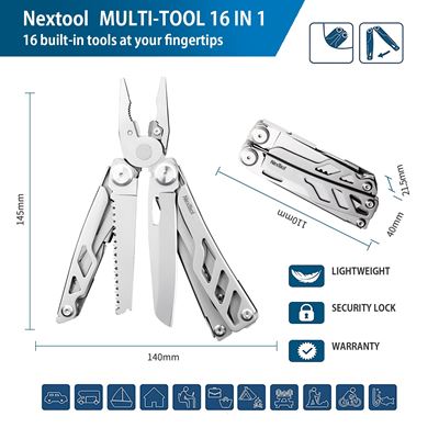 Flaggschiff Pro Multi Tool SILBER