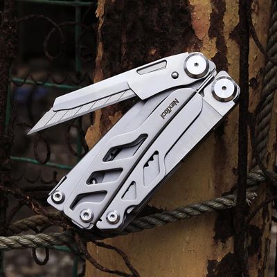 Multifunktionszange FLAGSHIP PRO mit auswechselbarer Klinge SILBER