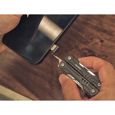 MINI SAILOR Multifunktionswerkzeug mit Schere SCHWARZ