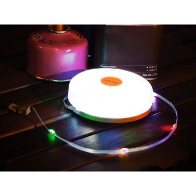 Campinglaterne MILKY WAY RGB mit LED-Kette