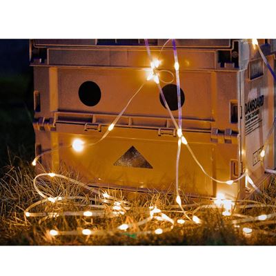 Campinglaterne MILKY WAY RGB mit LED-Kette