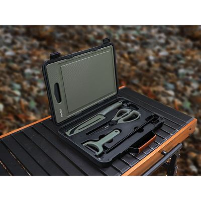 BBQ-Grillset im Kunststoffkoffer