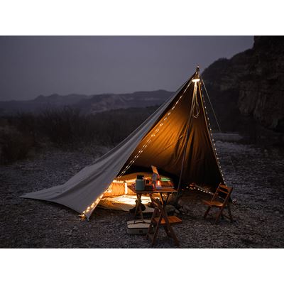 Campinglaterne MILKY WAY mit LED-Kette