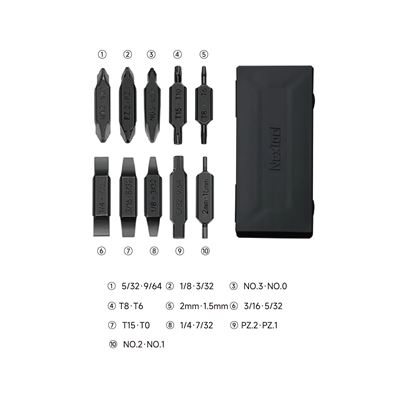 AS1 Flachbit-Set für POCKET TOOL und FLAGSHIP CAPTAIN