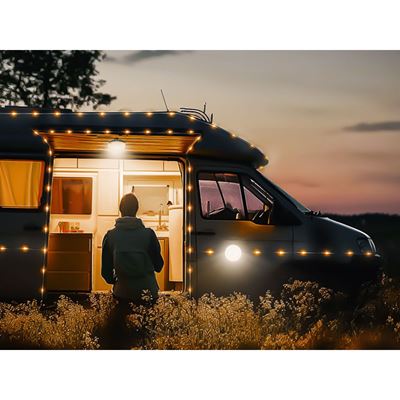 Campinglaterne MILKY WAY GW20 mit LED-Kette