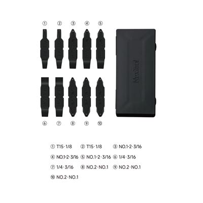 AS2 Flachbit-Set für POCKET TOOL und FLAGSHIP CAPTAIN