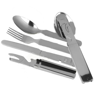 Besteck BW Typ KFS zusammensteckbar 4St EDELSTAHL Helikon-Tex® NZ-BSW-SS-15 6